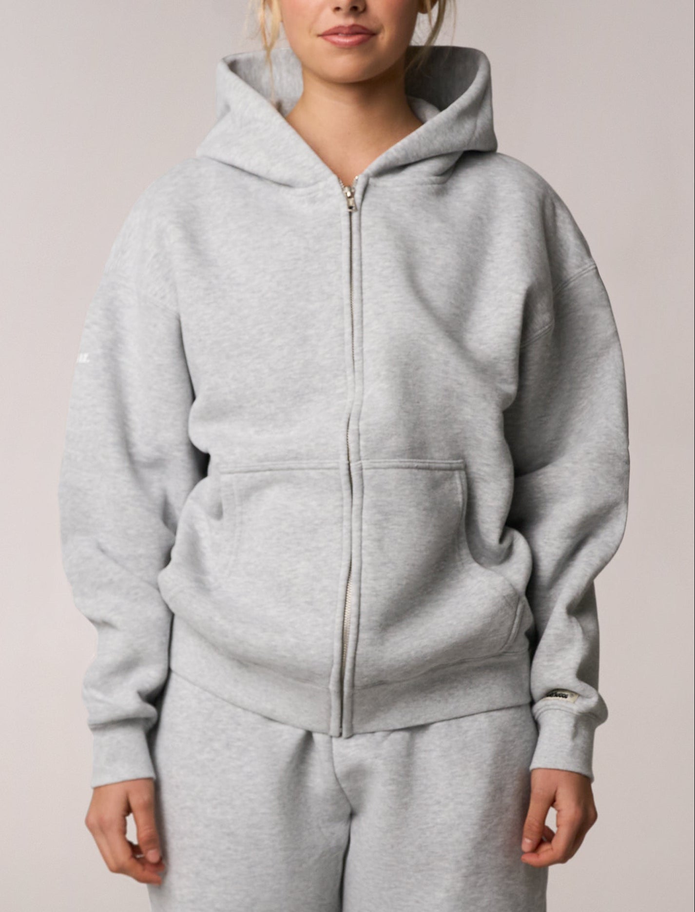 Zip Hoodie Solfleece® - Grey Marle