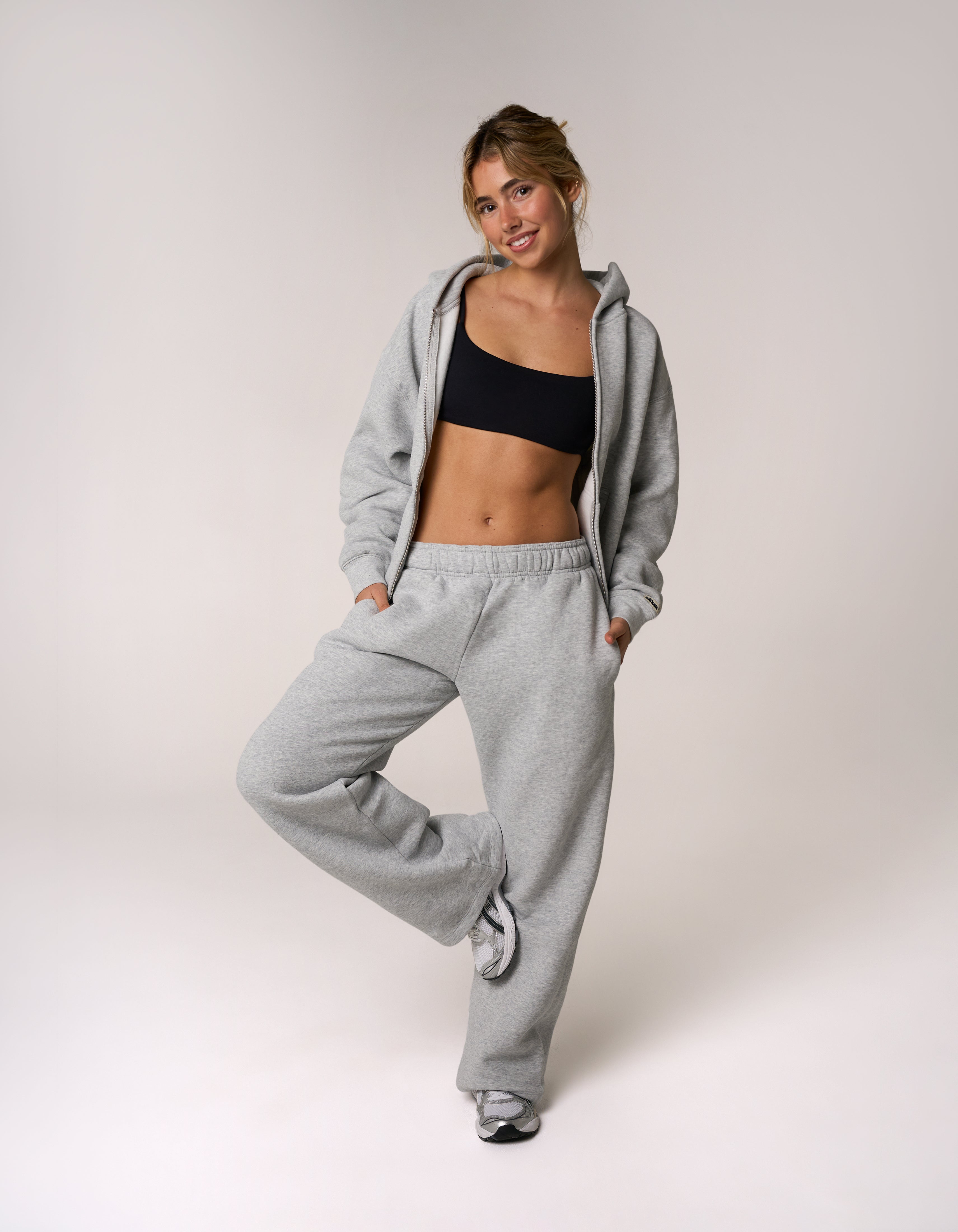 Zip Hoodie Solfleece® - Grey Marle