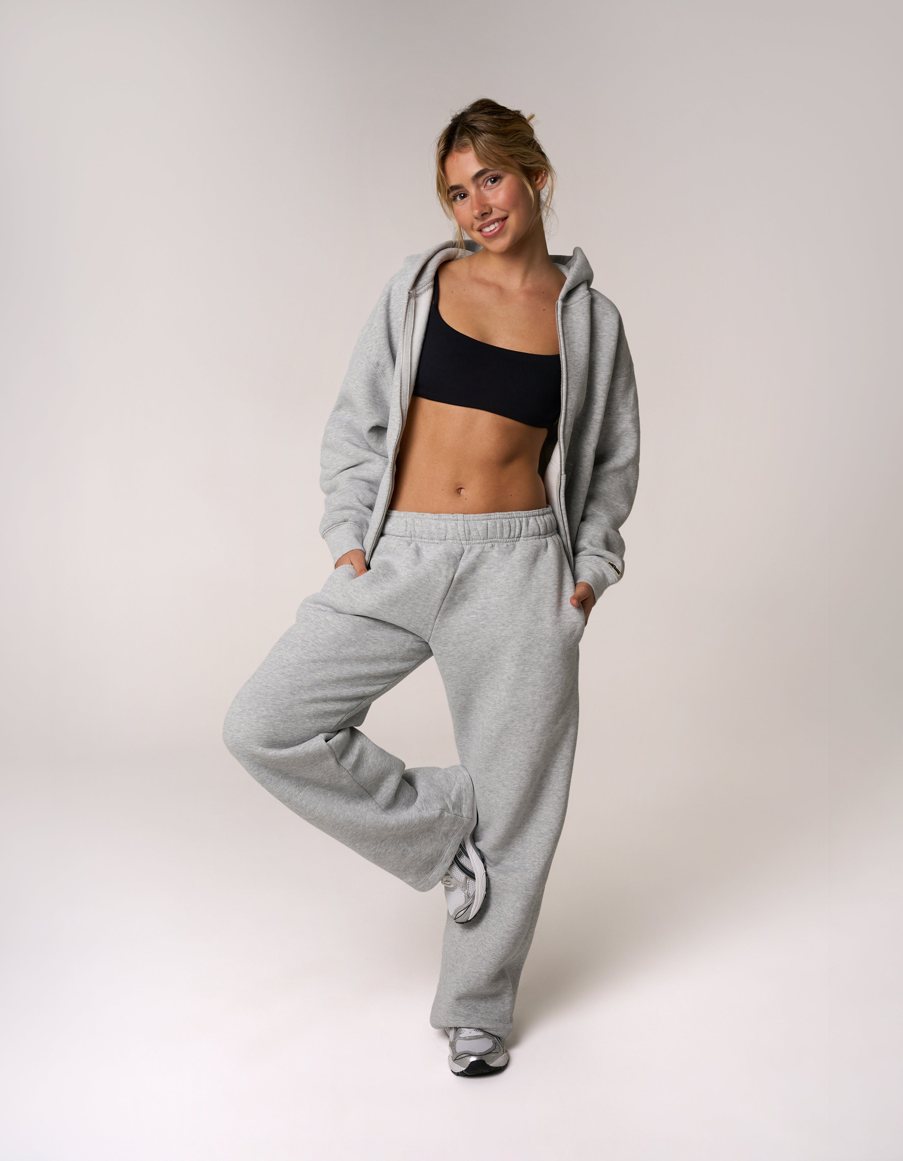 Zip Hoodie Solfleece® - Grey Marle