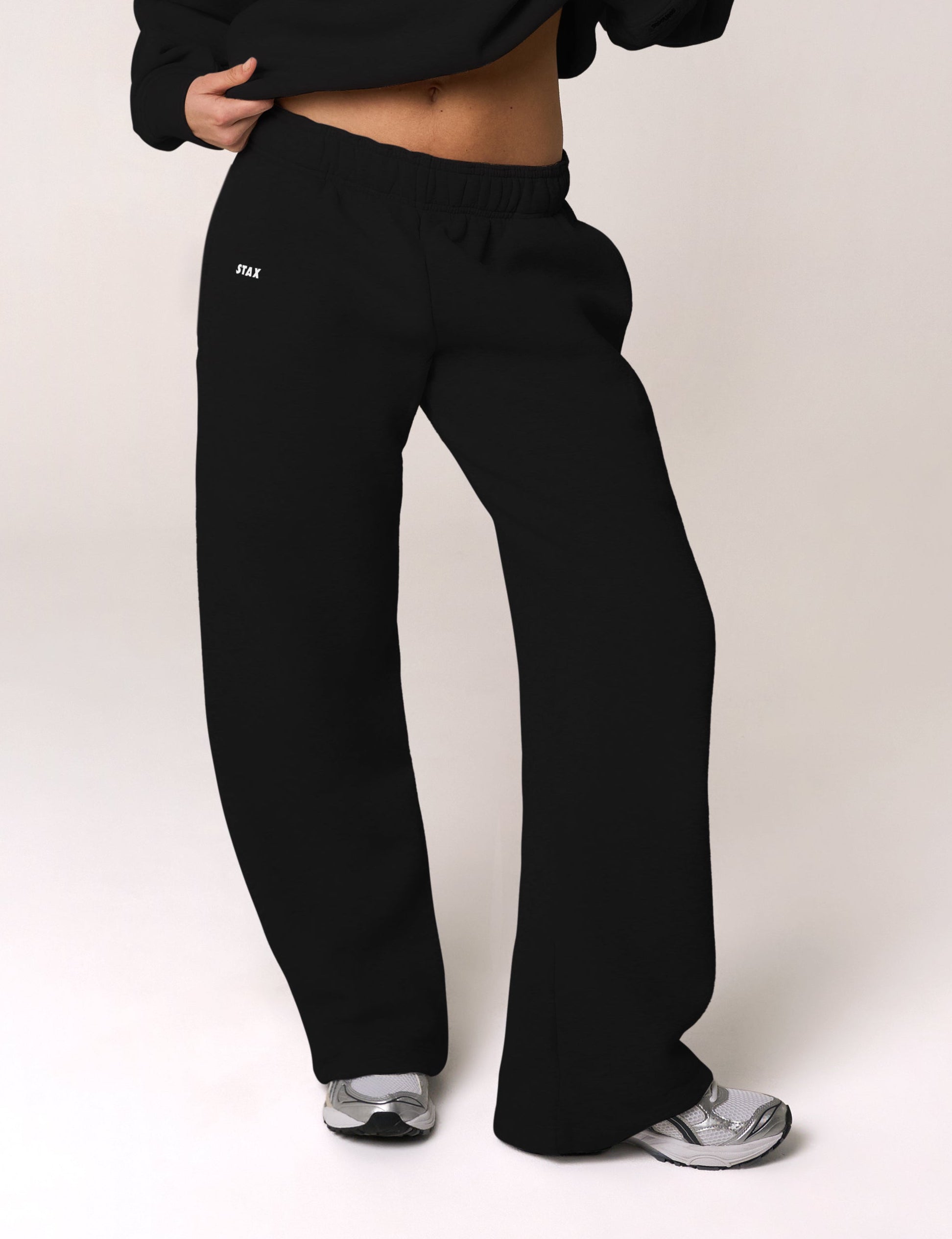 Straight Leg Joggers Solfleece® - Black