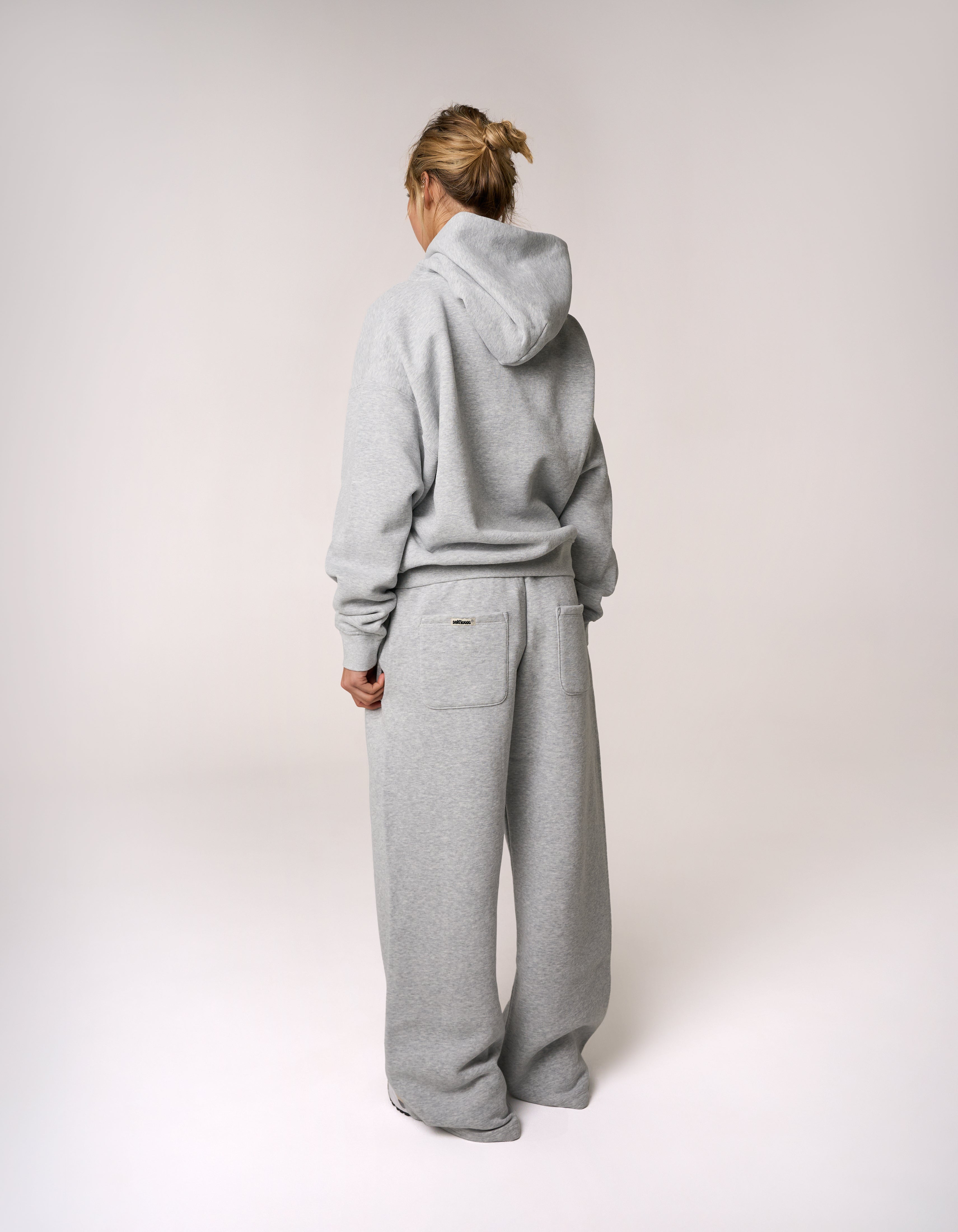 Wide Leg Joggers Solfleece® - Grey Marle