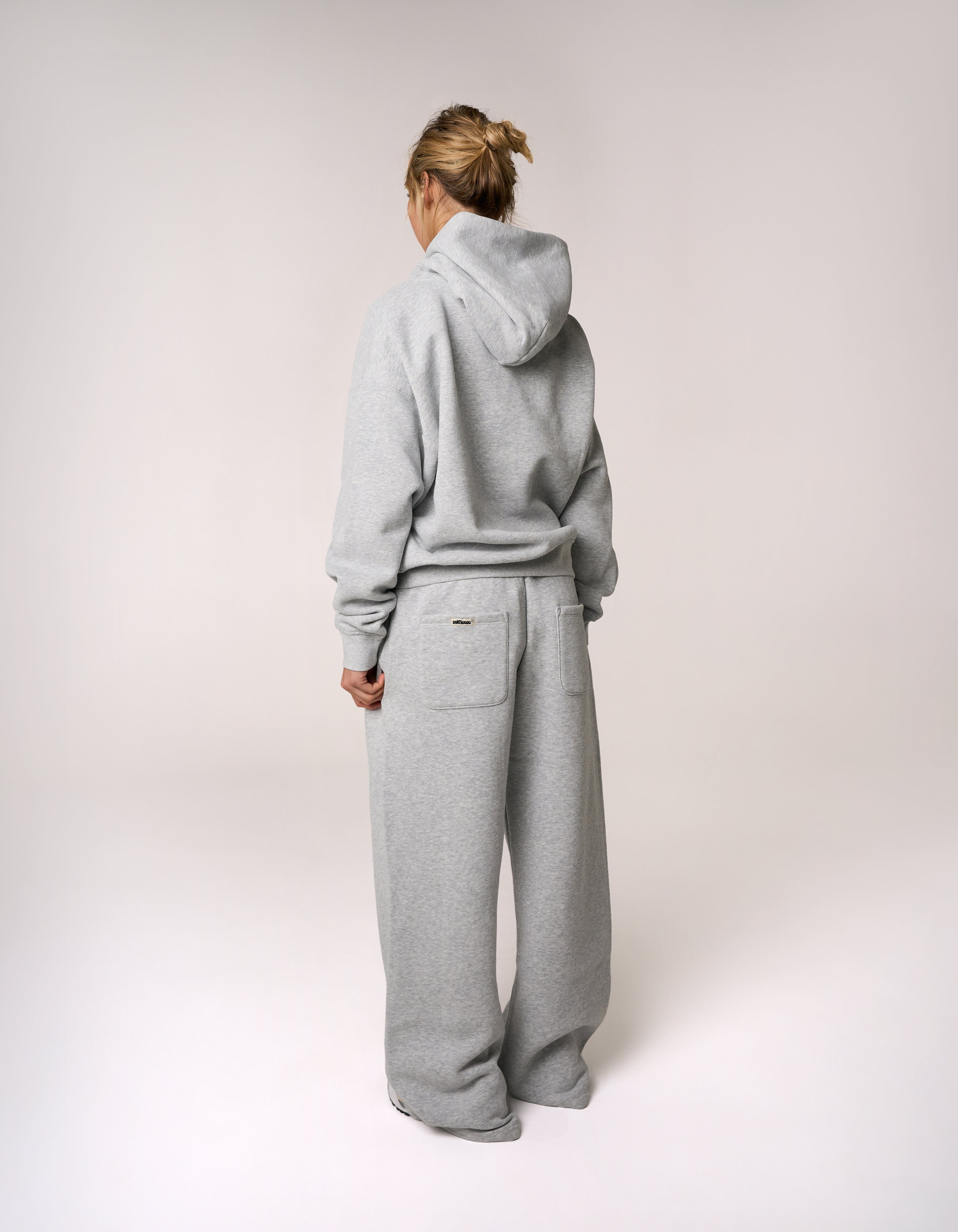 Wide Leg Joggers Solfleece® - Grey Marle