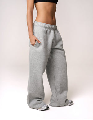 Wide Leg Joggers Solfleece® - Grey Marle