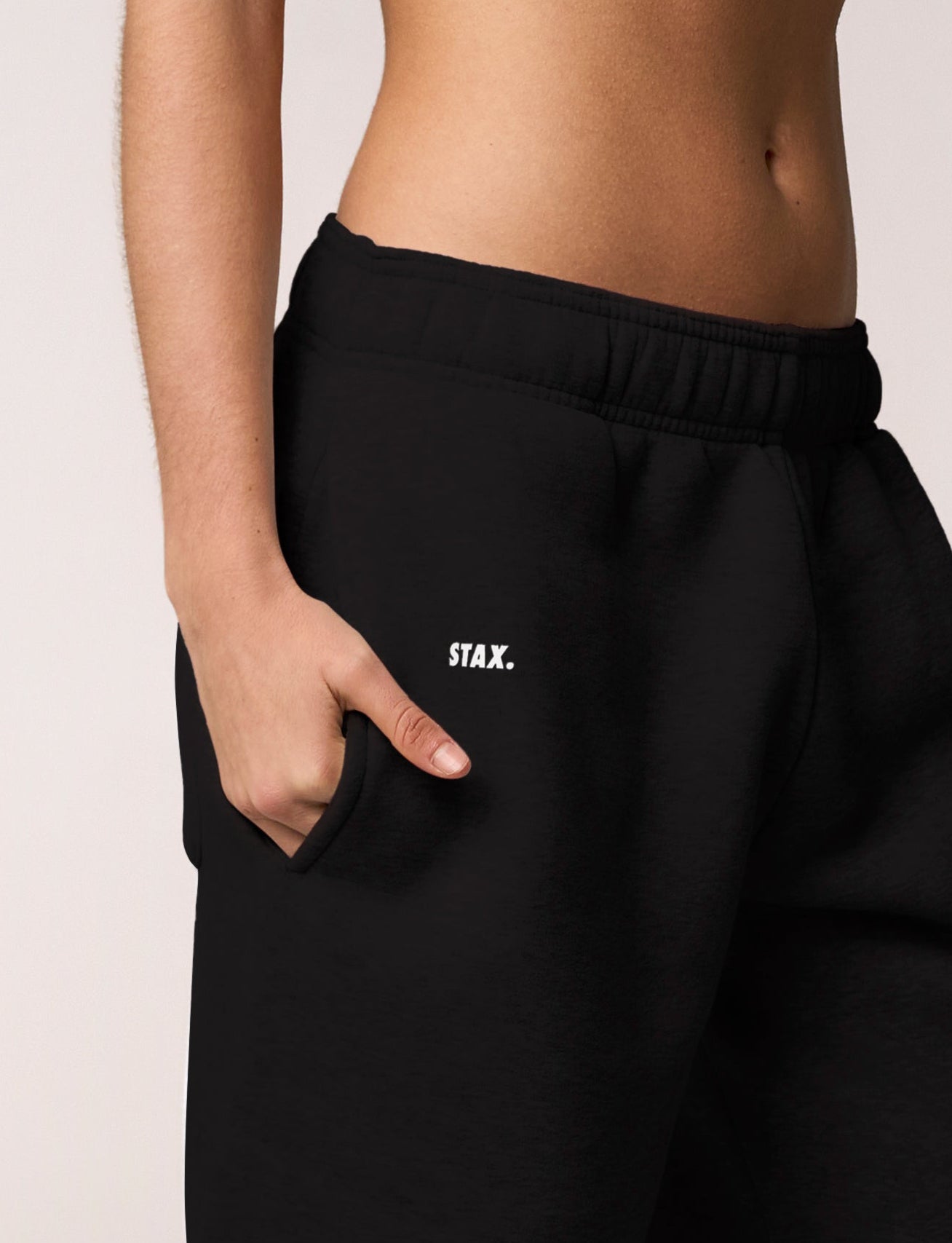 Wide Leg Joggers Solfleece® - Black
