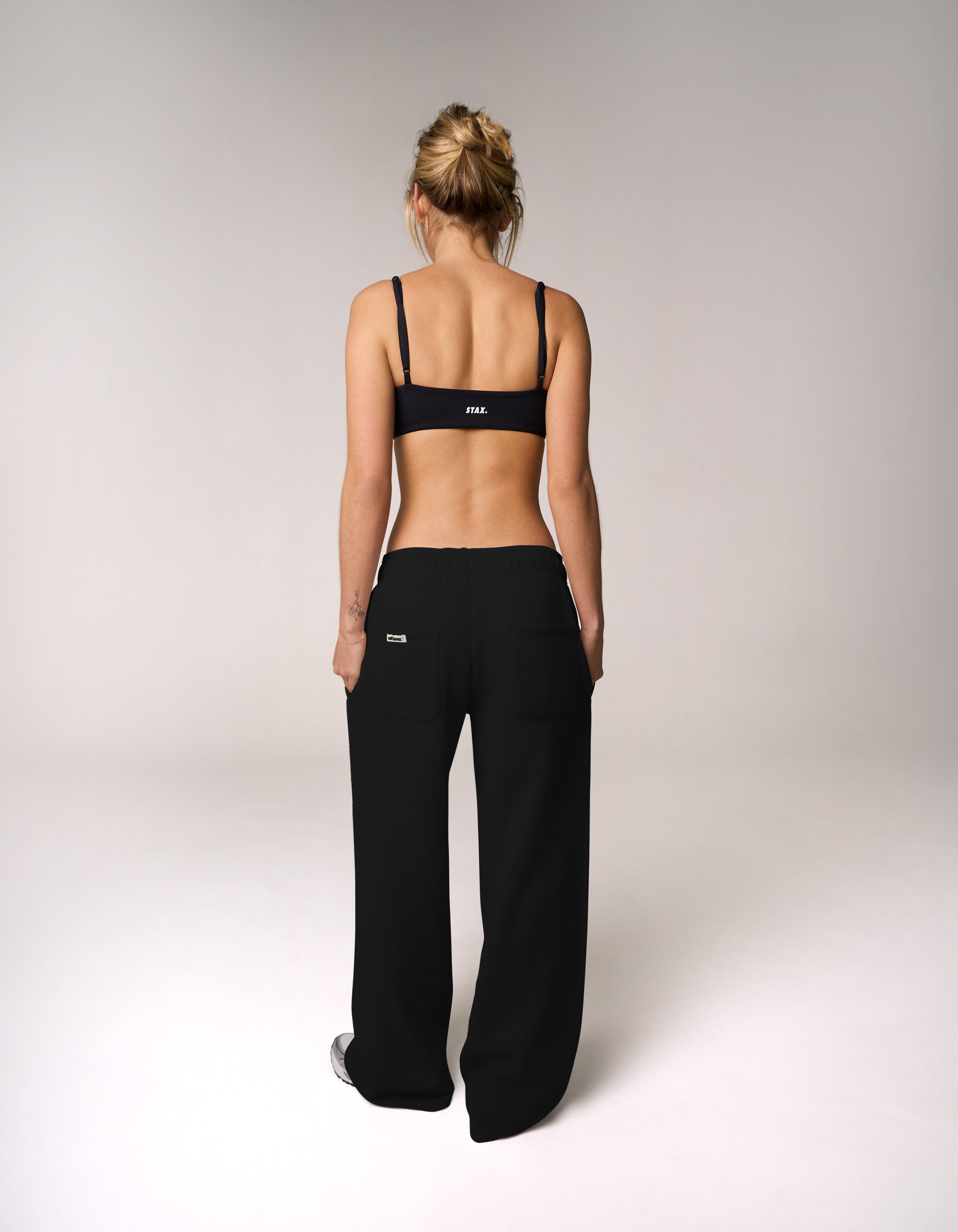 Wide Leg Joggers Solfleece® - Black