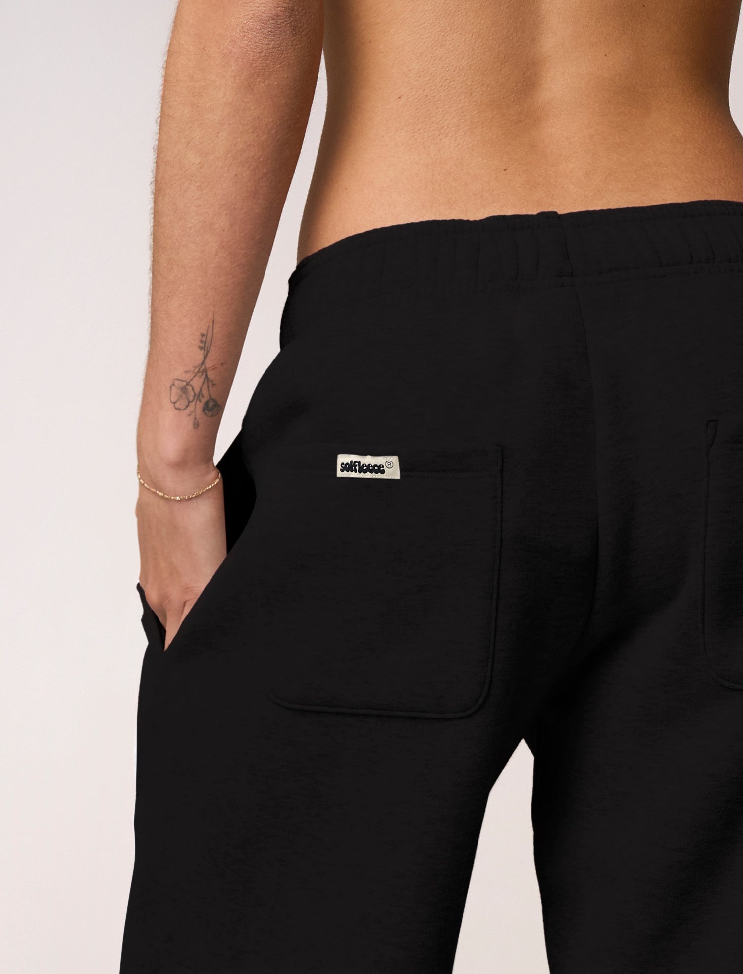 Wide Leg Joggers Solfleece® - Black