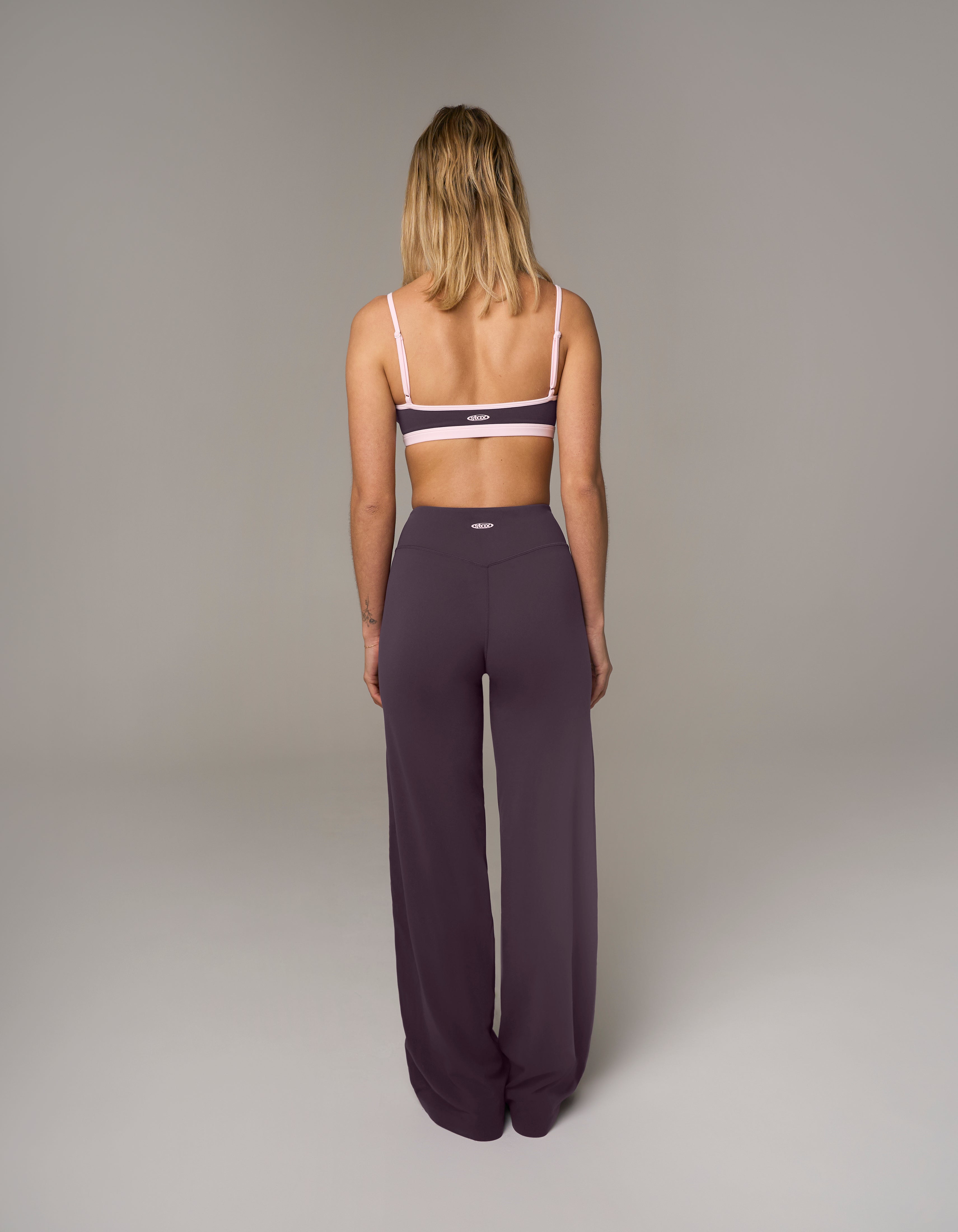 Warm-Up Wide Leg Pants NANDEX™ - Plum