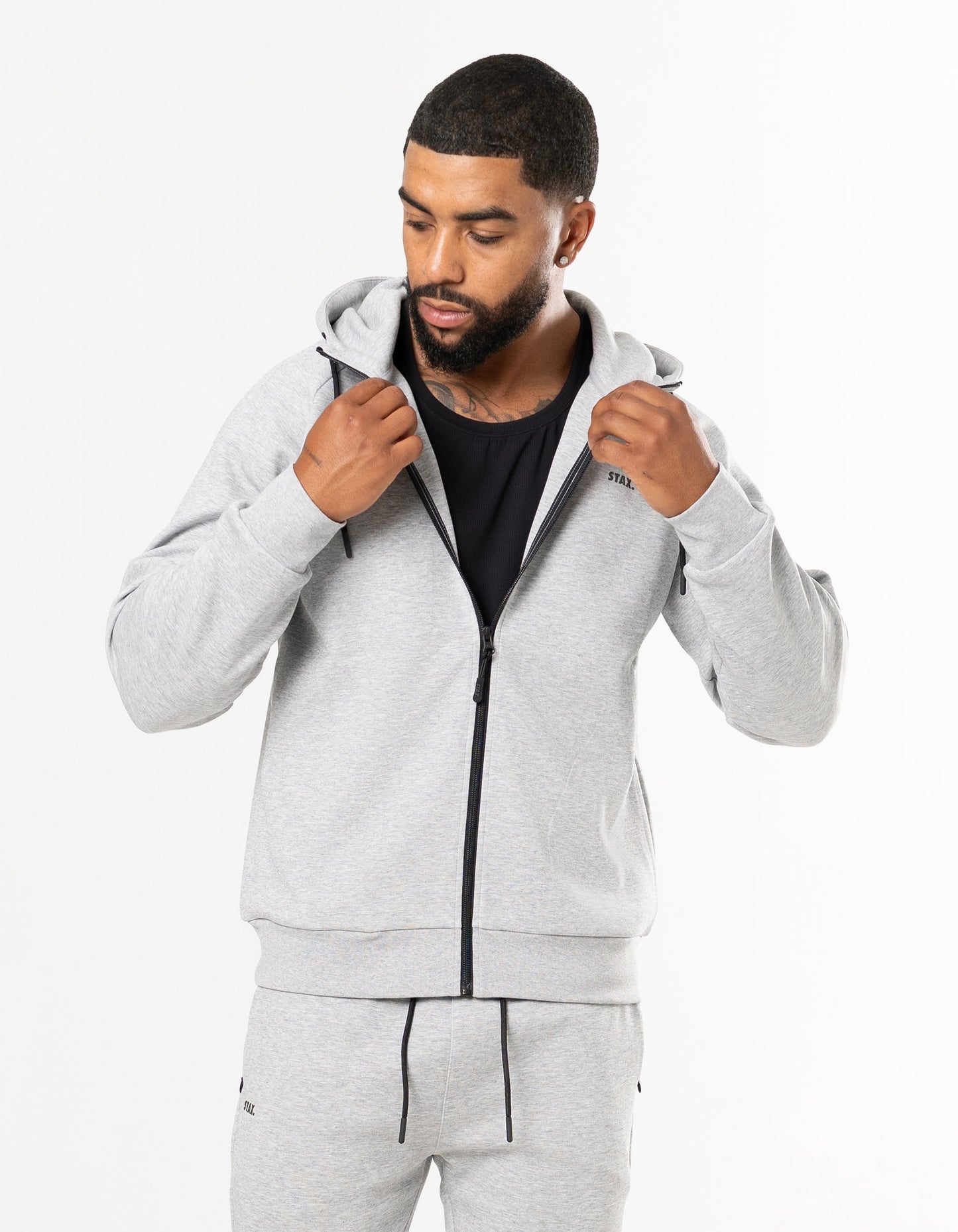 Tec Hoodie - Grey Marle