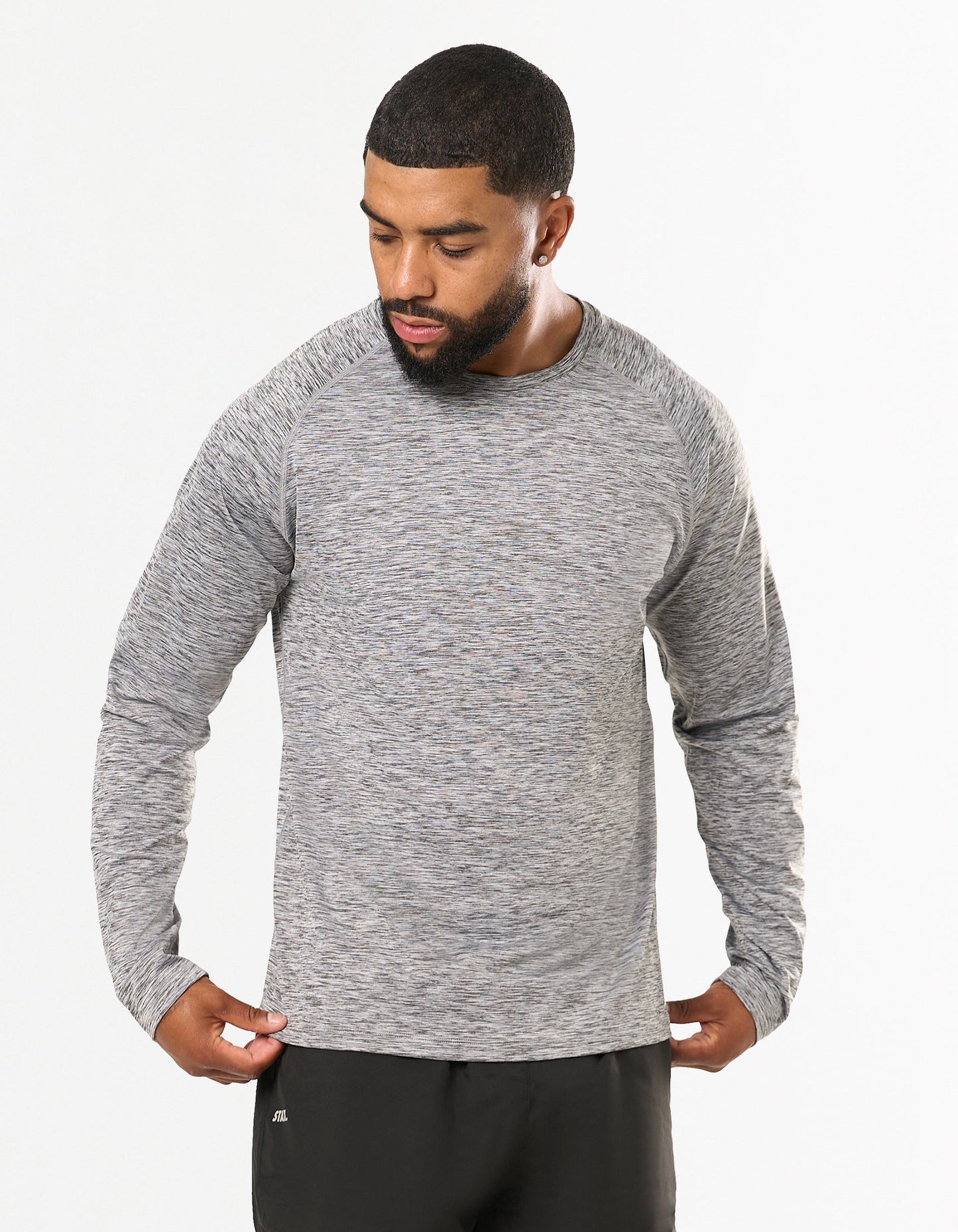 Rgn Active Long Sleeve - Dark Grey Marle