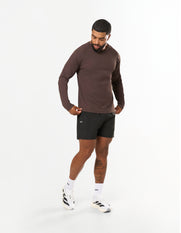 Conqr Waffle Long Sleeve - Brown