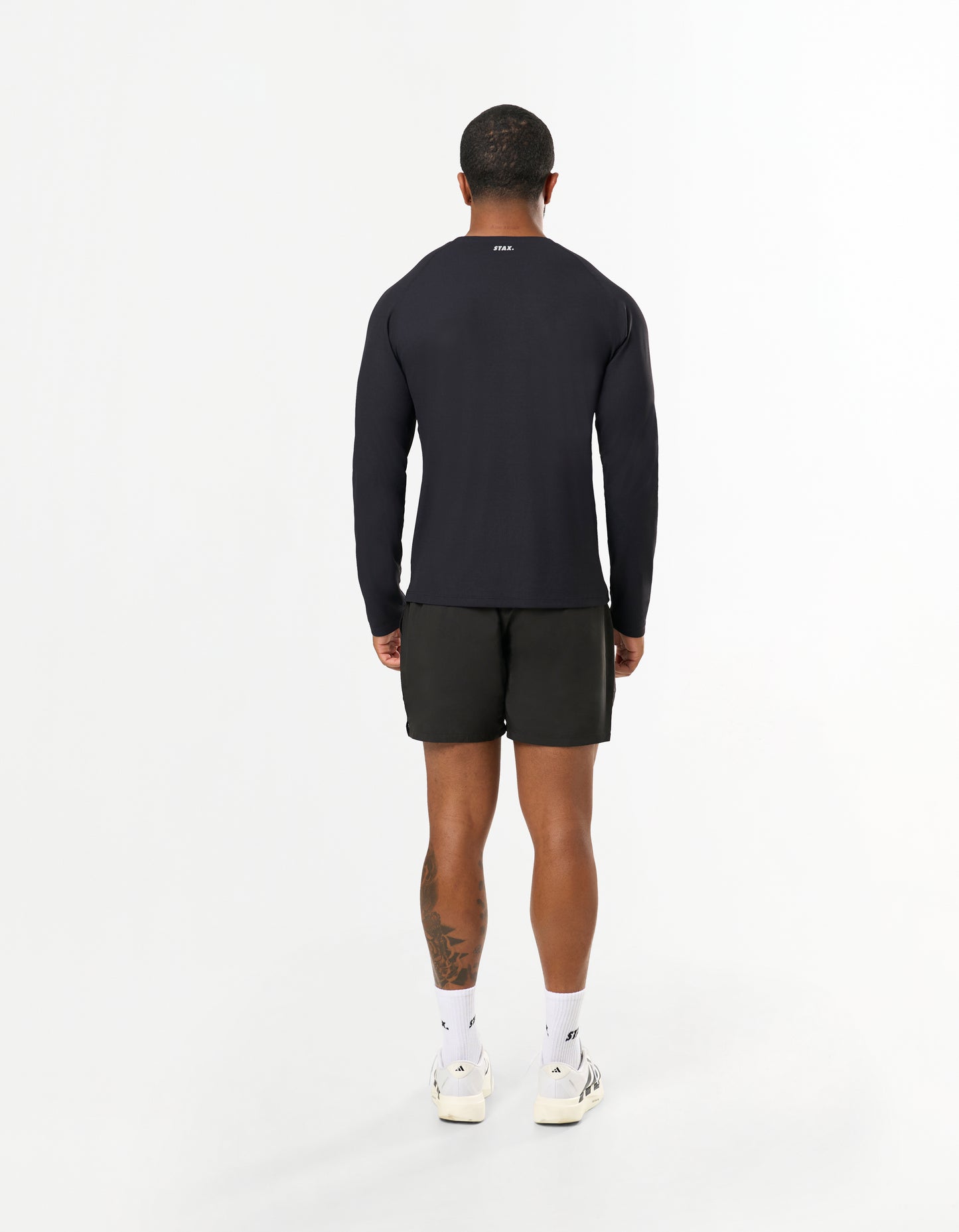 Conqr Waffle Long Sleeve - Black