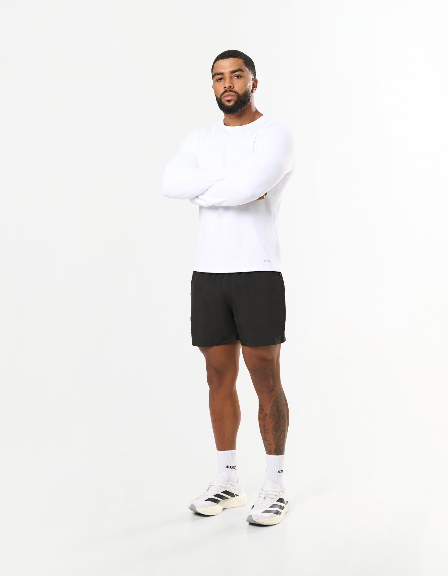 Conqr Waffle Long Sleeve - White