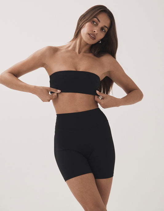 Bandeau Crop Airlyte - Black