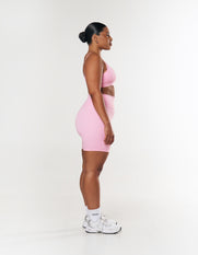 Kic Midi Bike Shorts - Light Pink