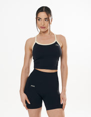 Seamless Kic Cropped Tank - Astro/Cream