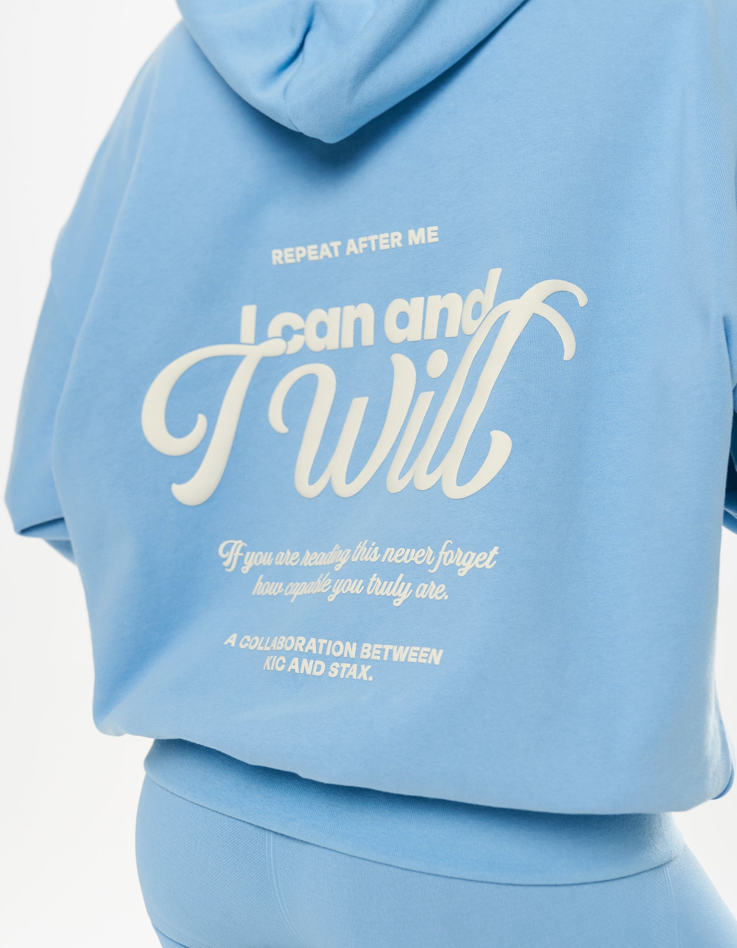 Kic I Will Hoodie - Blue