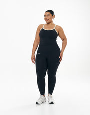 Seamless Kic Cropped Tank - Astro/Cream