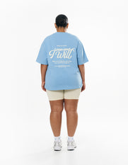 Kic I Will Tee - Blue