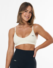 Seamless Kic Bralette - Cream