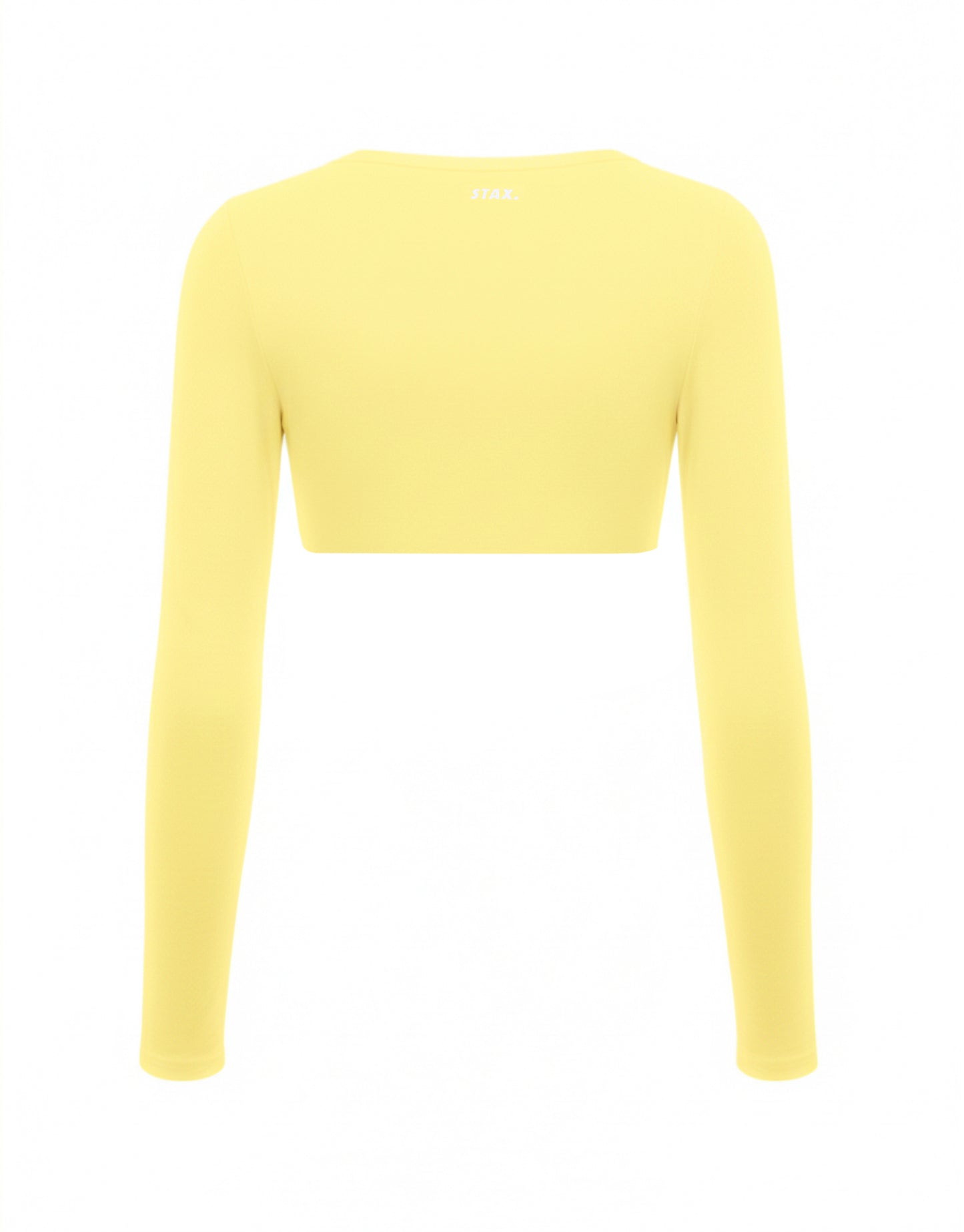 Square Neck Cropped Long Sleeve Airlyte - Limoncello