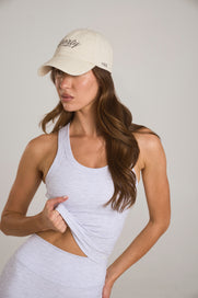 Sporty Summer Cap - Off White/Grey