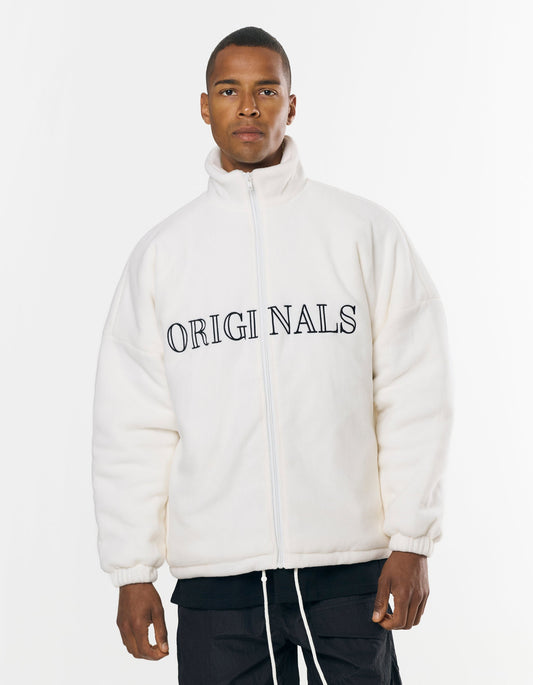 Originals Polar Fleece Jacket- White