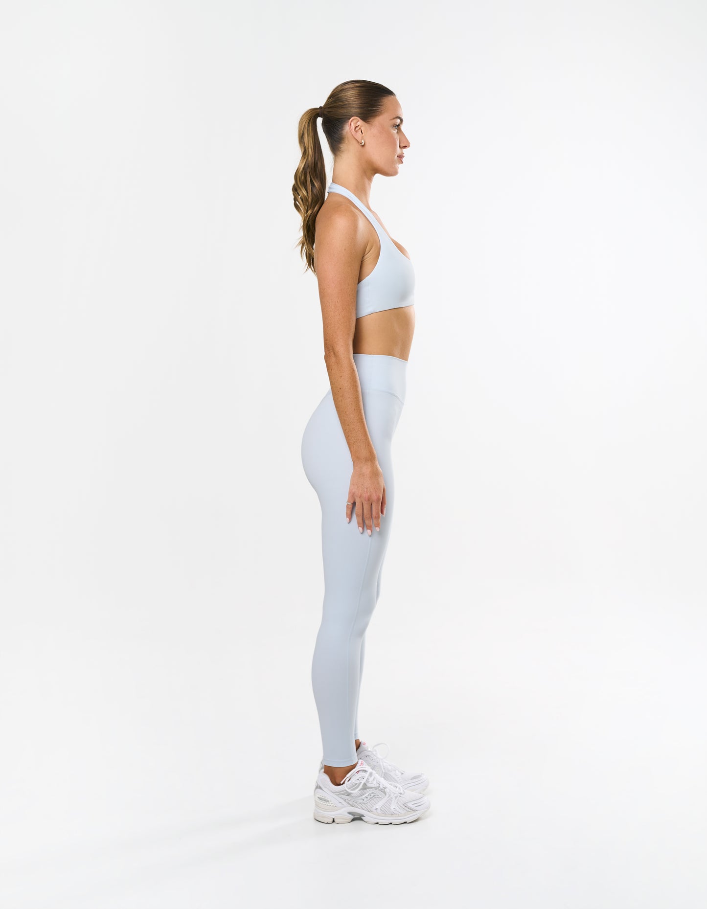 Square Neck Halter Crop Airlyte - Arctic