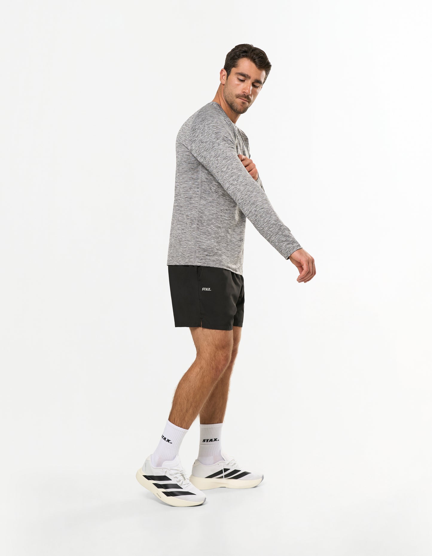 Rgn Active Long Sleeve - Dark Grey Marle