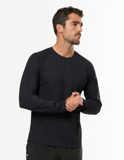Conqr Waffle Long Sleeve - Black