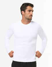 Conqr Waffle Long Sleeve - White