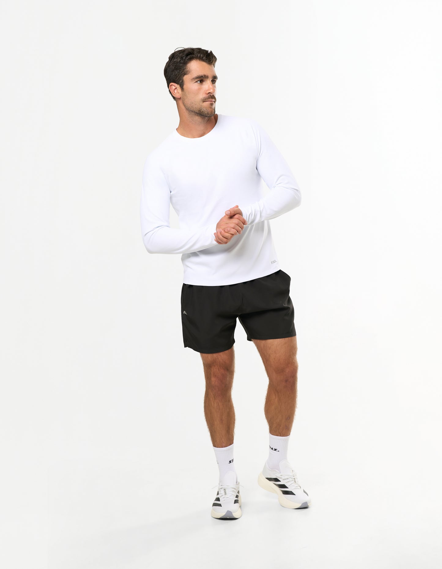 Conqr Waffle Long Sleeve - White