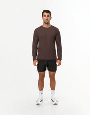 Conqr Waffle Long Sleeve - Brown