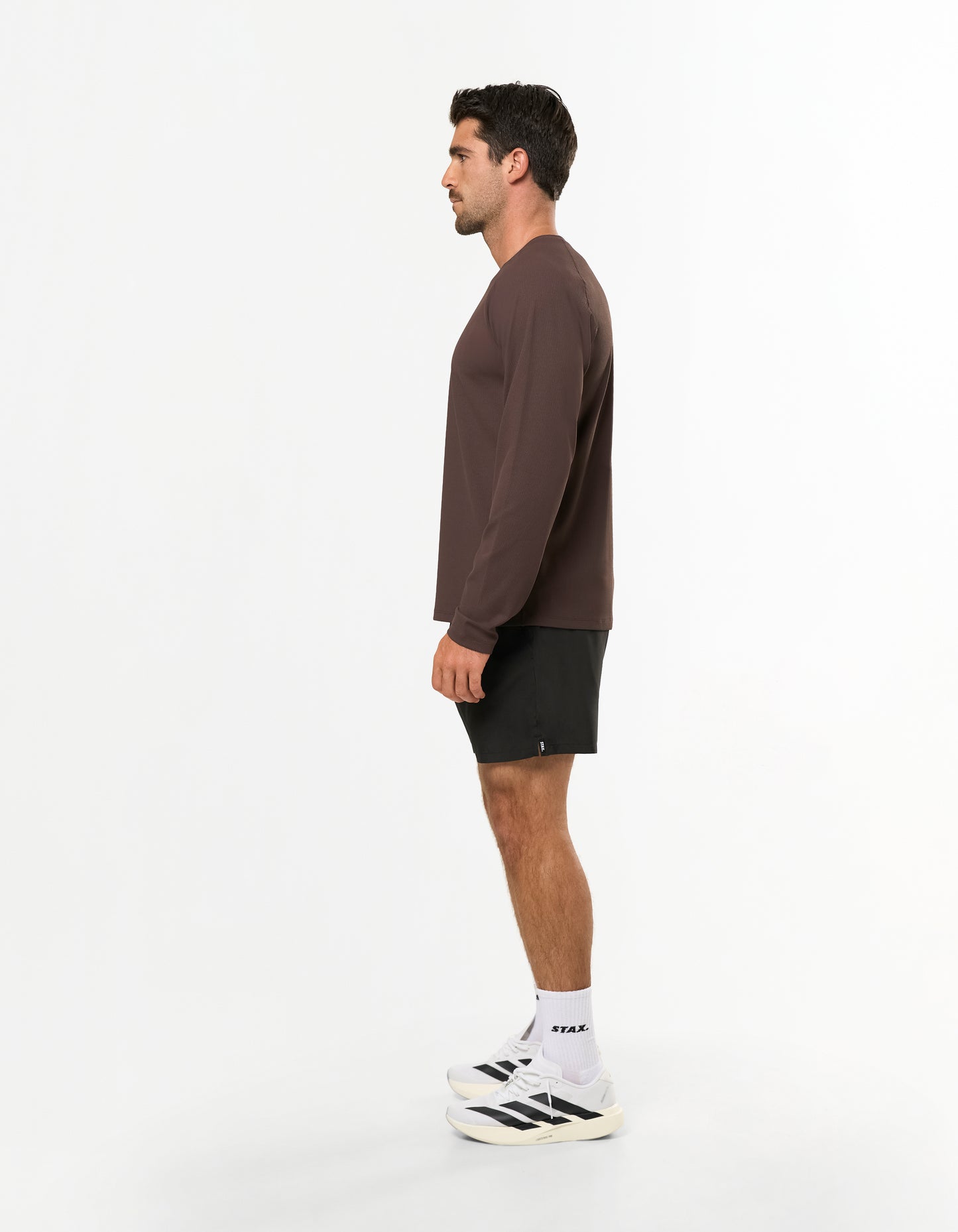 Conqr Waffle Long Sleeve - Brown