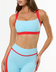 Panel Crossback Sports Bra Airlyte - Soda Pop