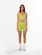 Panel Crossback Sports Bra Airlyte - Limeade
