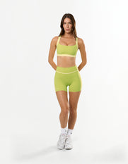 Panel Crossback Sports Bra Airlyte - Limeade
