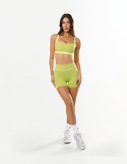 Panel Midi Bike Shorts Airlyte - Limeade