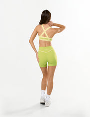 Panel Midi Bike Shorts Airlyte - Limeade