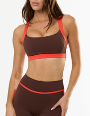 Panel Crossback Sports Bra Airlyte - Cola