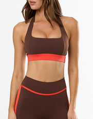 Panel Halter Sports Bra Airlyte - Cola