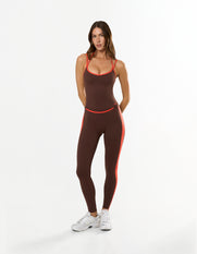 Panel Full Length Tights Airlyte - Cola