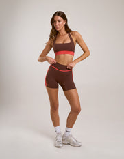 Panel Midi Bike Shorts Airlyte - Cola