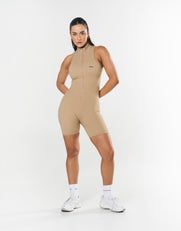 STAX. Short Leg Bodysuit NANDEX ™ - Sand - Beige