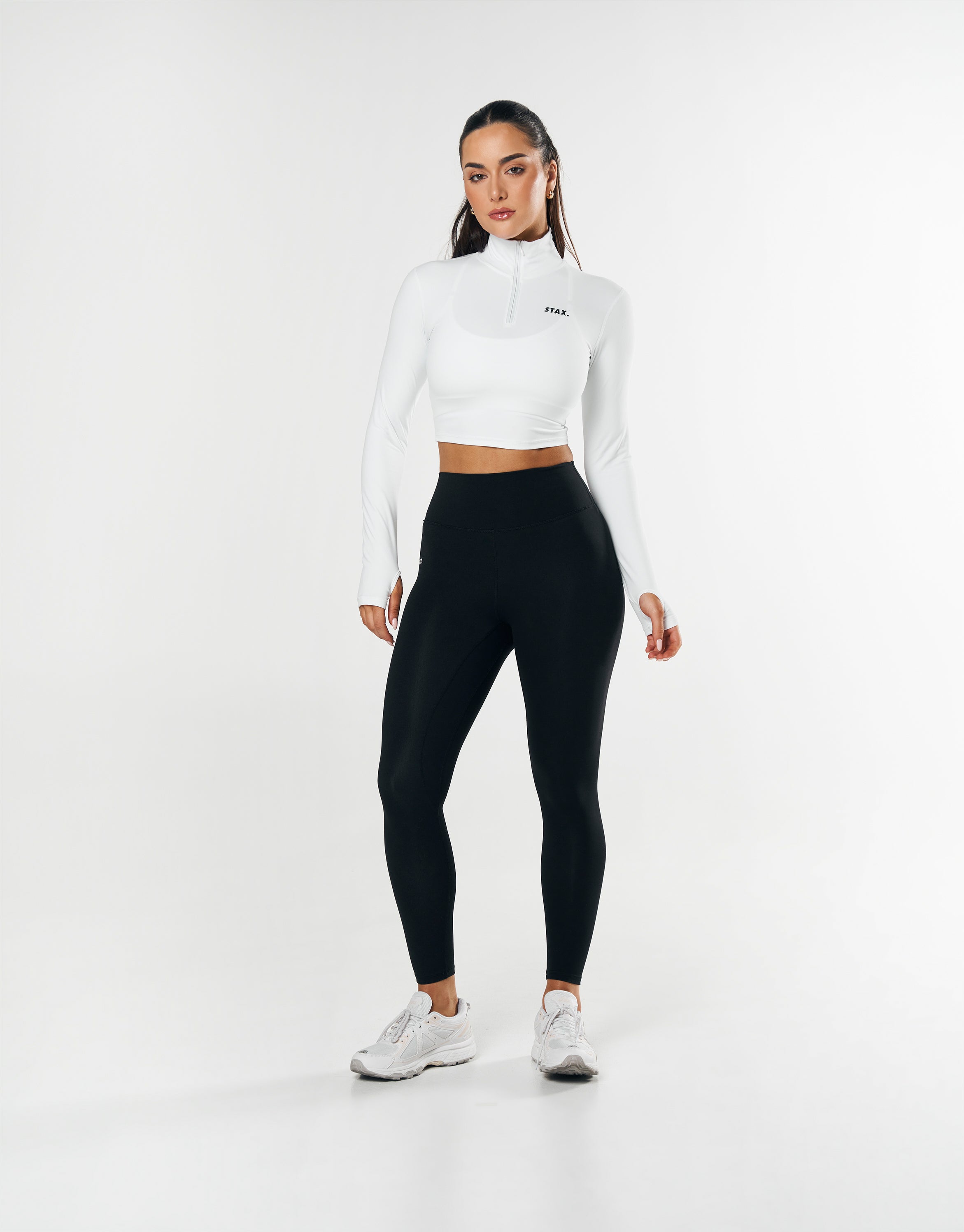★andar★ COMPANITY MELANGE LONG SLEEVE CROPPED TEE ☆andar☆ COMPANITY MELANGE LONG SLEEVE CROPPED TEE Amazon