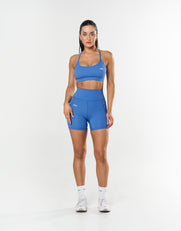 Phone Pocket Midi Bike Shorts NANDEX ™ - Beaches Blue