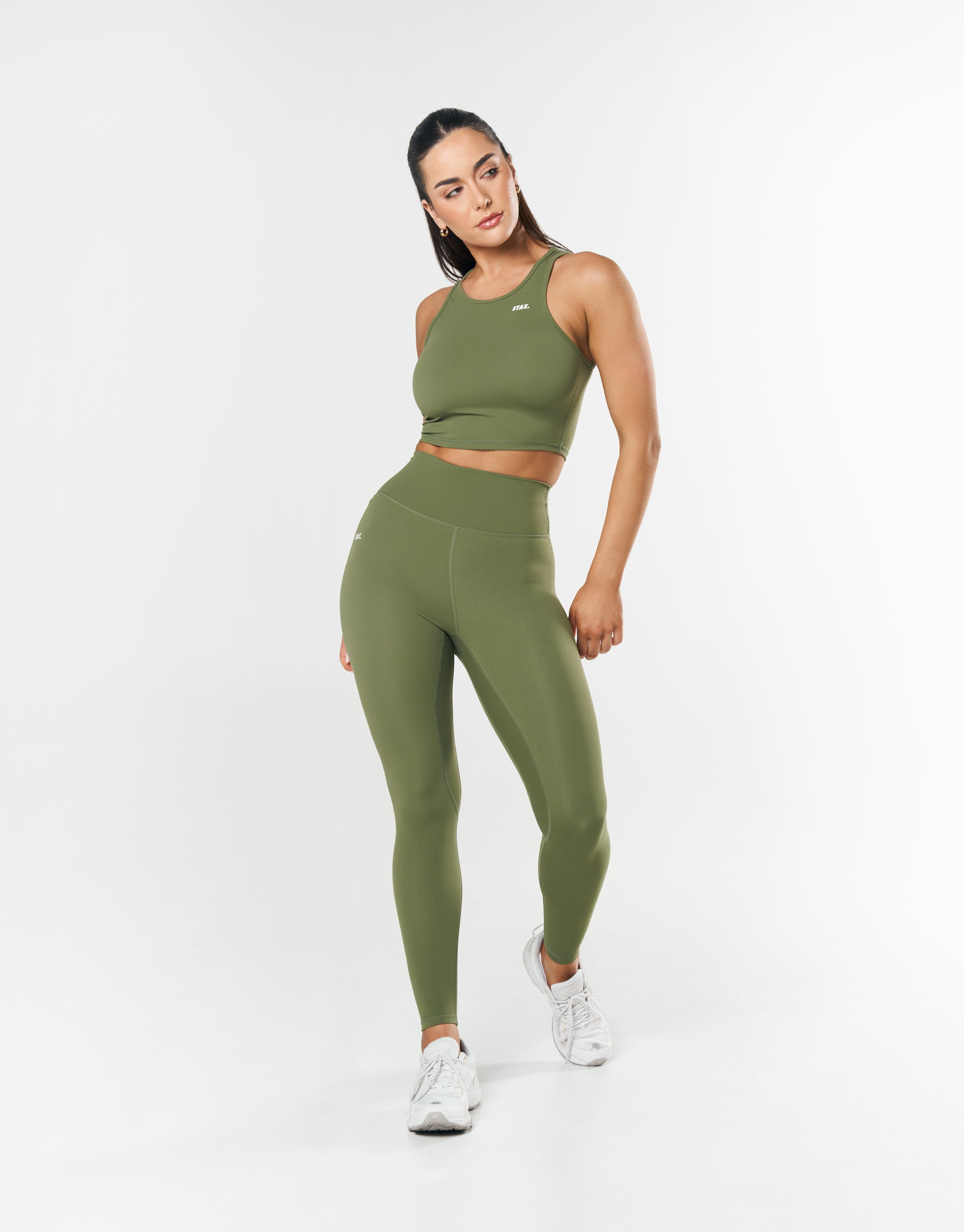 Cropped Tank NANDEX ™ - Khaki – STAX.
