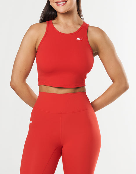 Cropped Tank NANDEX ™ - Red – STAX.