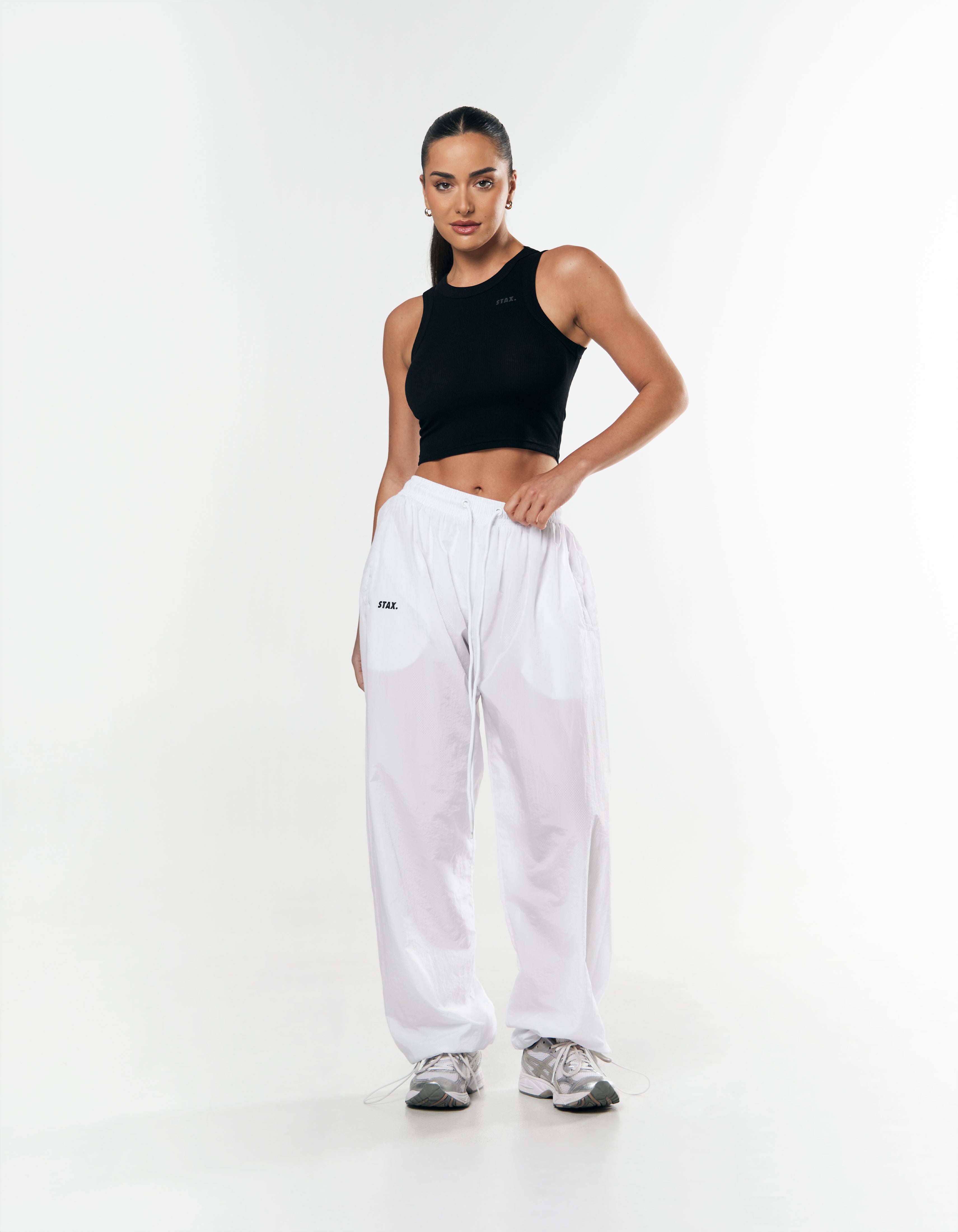 Parachute Pants- White – STAX.