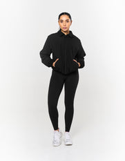 Collared Bomber Jacket - Ink