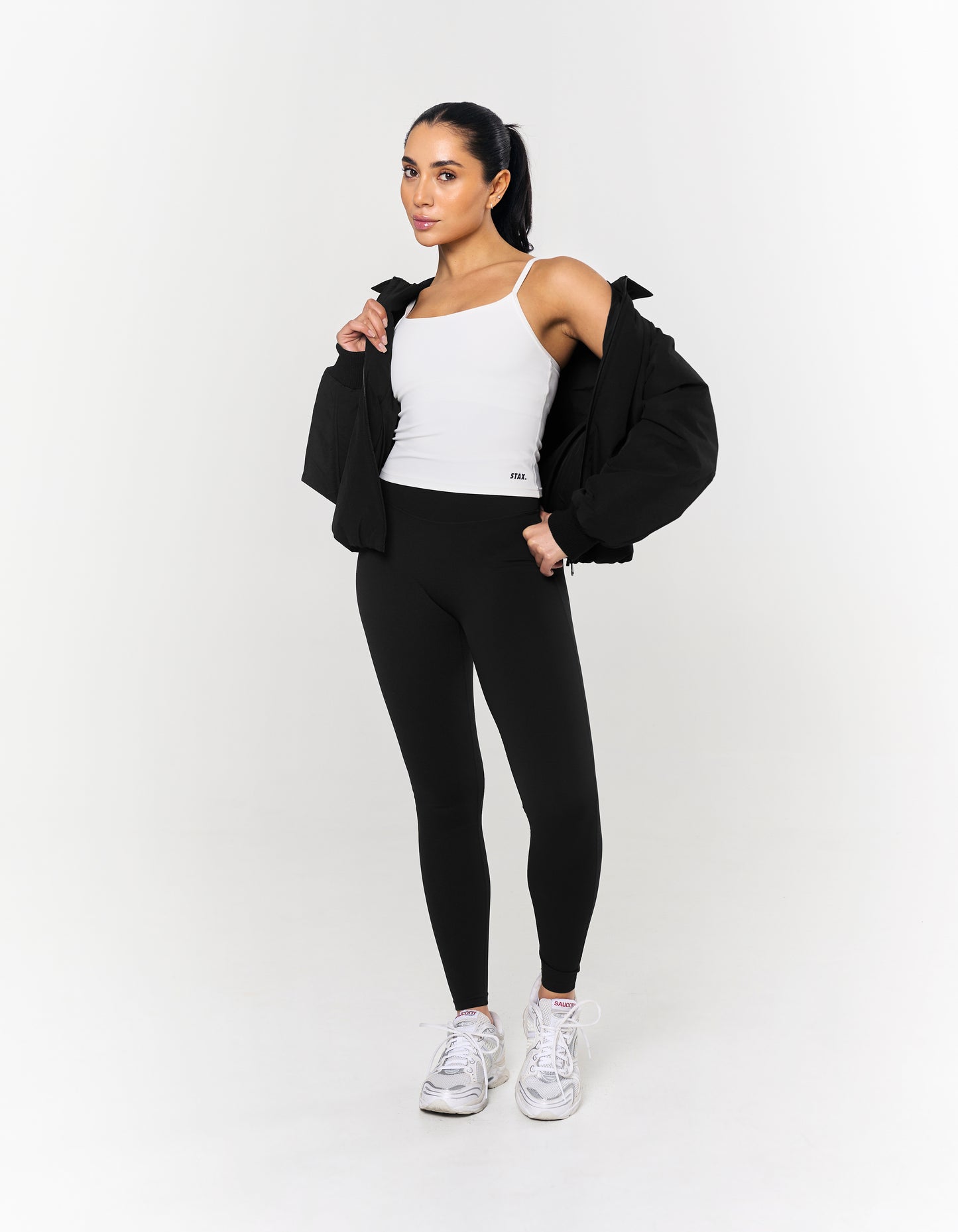 Collared Bomber Jacket - Ink